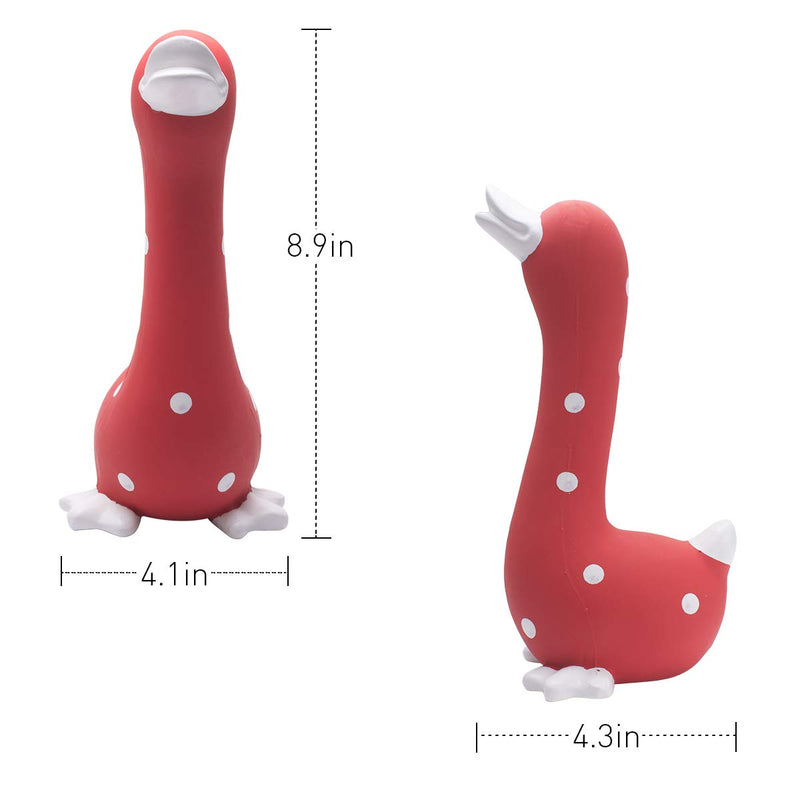 Petper Cw-0040EU Squeaky Pet Toys for Cat Dog, Latex Puppy Training Interactive Dog Play Toys Red - PawsPlanet Australia