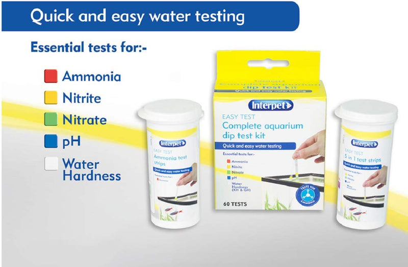 Interpet Easy Complete Aquarium Dip Test Kit 1 One Size - PawsPlanet Australia