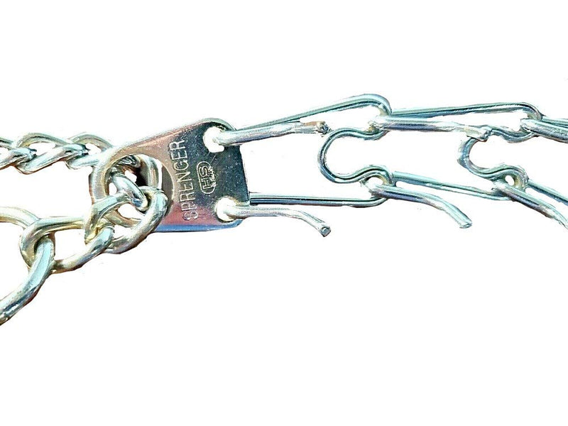 Herm Sprenger Heavyweight Prong Collar 25" long For Necks of Up To 22", Chrome Plated Steel - PawsPlanet Australia