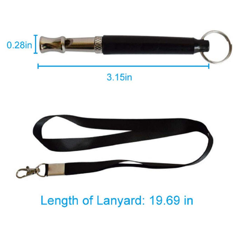 [Australia] - ALmall Dog Whistle to Stop Barking, Adjustable Frequency Ultrasonic Sound Dog Training Whistle Silent Dog Bark Control with Free Premium Quality Lanyard style #2 