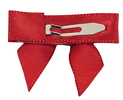 HipGirl Cute Puppy Dog Bows Girl, Dog Hair Clips- Girl Dogs Accessories and Puppy Accessories, Pet Grooming Products. Assorted Pack to Match Girl Dog Clothes Satin Mini Bow Clips-1" Wide - PawsPlanet Australia