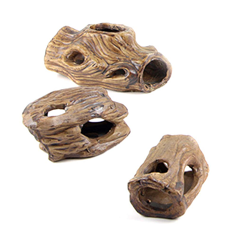 Creation Core Lizard Hideout Ceramic Branch Shape Snake Climbing Decor Reptile Habitat Decorations Aquarium Platform Hideouts Fish Shelter Hide Caves Cavity - PawsPlanet Australia
