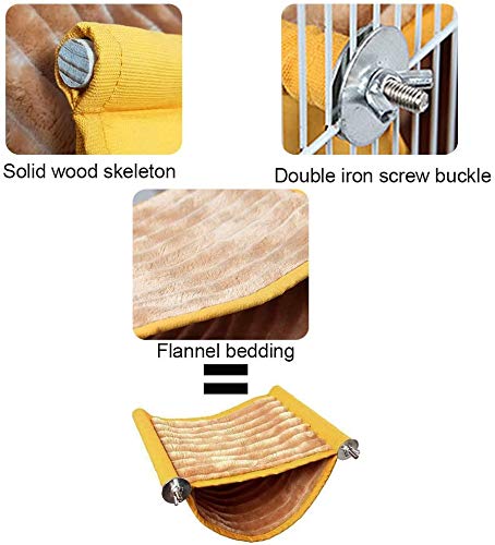 Hamster Hammock House Mouse Rat Hanging Swing Warm Bed Small Pet Animal Double Layer Cage Tent Hut Nest for Mouse Rat Hamster Playing Sleeping - PawsPlanet Australia