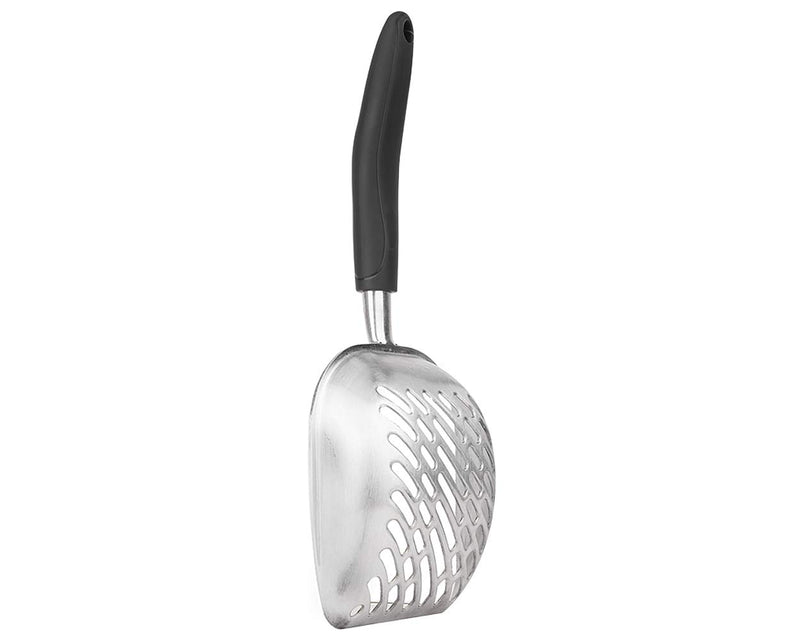 [Australia] - DS. DISTINCTIVE STYLE Cat Litter Scoop Deep Shovel Metal Sifter (Solid Handle Irregular Holes) 