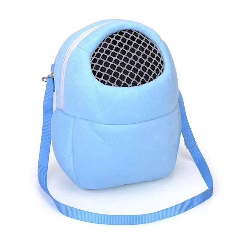 ximimark Pet Carrier Bag Soft-Sided Carriers Hamster Portable Breathable Outgoing Bag for Small Pets,Large-Blue - PawsPlanet Australia