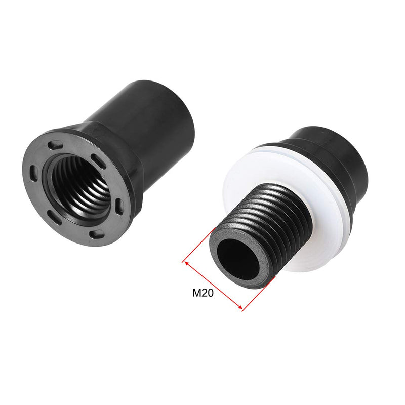 [Australia] - uxcell 1/2 ID PVC Aquarium Water Pipe Connector Joint Straight Tubes Hose Connector Fish Tanks Accessories 