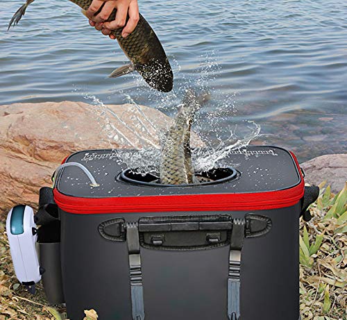 Skywin Fish Aerator Pump - Rechargeable Battery Powered Aquarium Air Pump - Portable Bait Aerator for Transporting Fish, Outdoor Fishing, Traveling, Moving, Bait Cooling, and Power Outages - PawsPlanet Australia