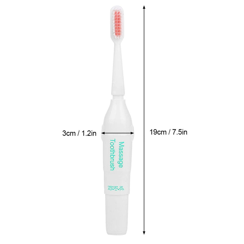 Oumefar Dog Pet Toothbrush Pet Dental Care Electric Toothbrush Cleaning Soft Pet Dog Finger Toothbrush Set Kissable for Dogs Cats Green - PawsPlanet Australia