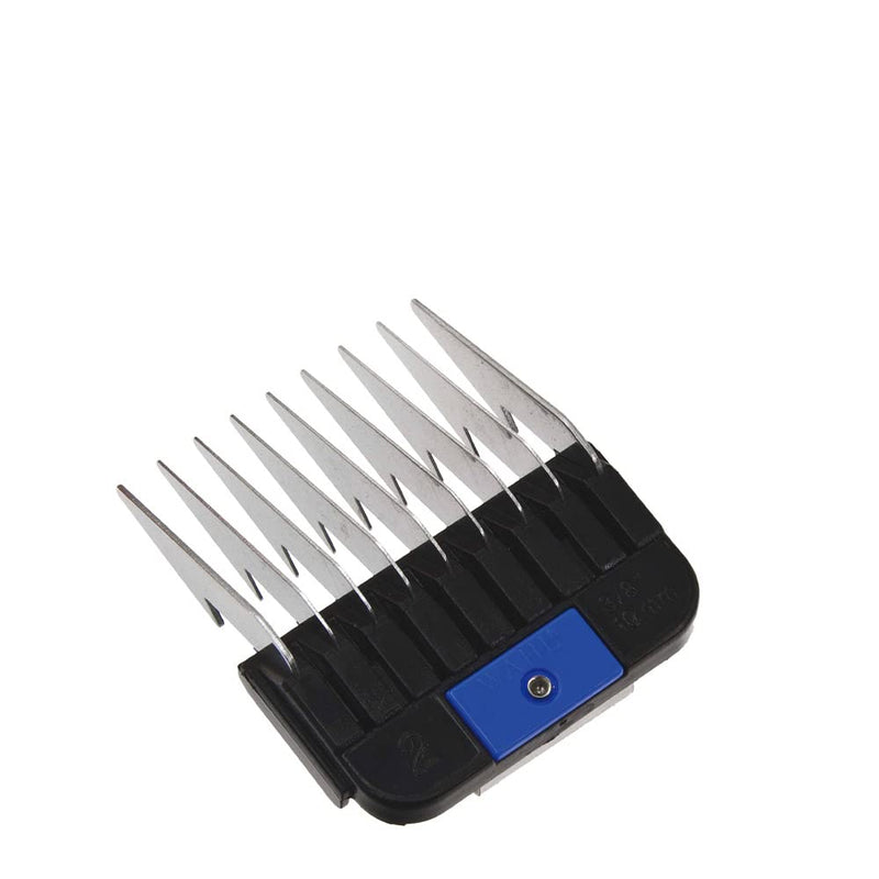 WAHL stainless steel attachment comb 10 mm (size 2) blue - PawsPlanet Australia