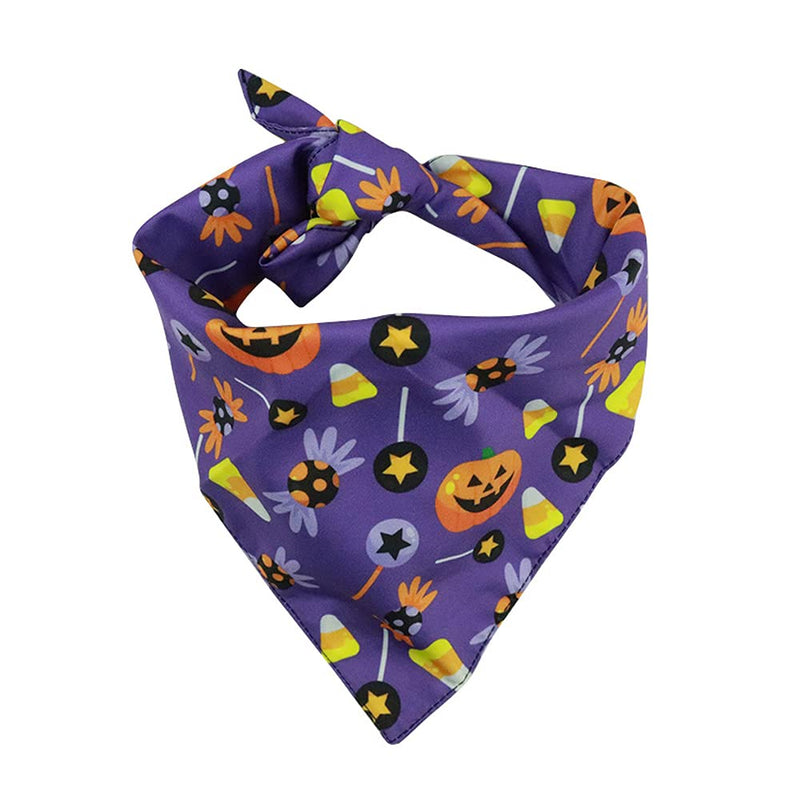 Ginmewrae 2 Pack Halloween Dog Bandana Triangle Bibs Scarf Accessories TG - PawsPlanet Australia