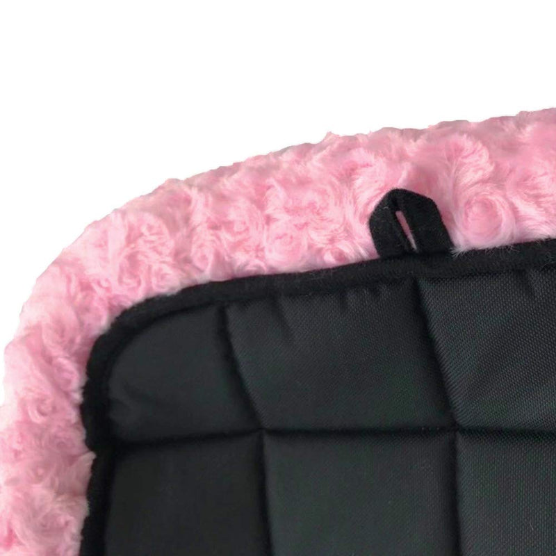 [Australia] - Sidigo 24-inch Dog Bed Crate Pad Bolster Pet Bed Mat for Metal Dog Crates | Dog Beds Ideal for Metal Dog Crates | Machine Wash & Dry 24“ Pink 