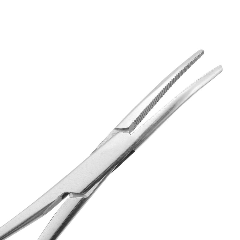 WYSUMMER Forceps, Stainless Steel Dog Cat Pet Scissors Ear Hair Clamp Fishing Scissors Tools (18CM bent) 18CM bent - PawsPlanet Australia