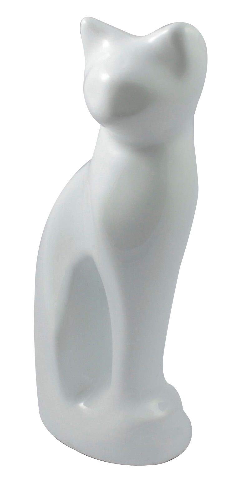 Pet Urn, Cat Figurine Memorial, Cremation Urn for Ashes,White Cat Shape Cremation Urns White - PawsPlanet Australia