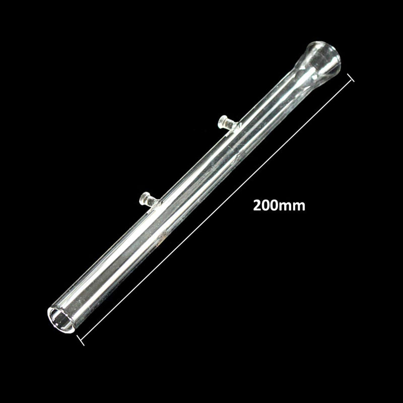 [Australia] - Ailinda 200mm/300mm Fish Feeder Tube Aquarium Clear Glass Feeder Tube for Fish Tank Shrimp Feeding with 2pcs Suction Cups 