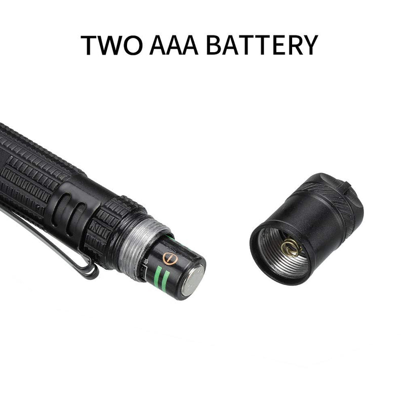 Tileon UV Black Light Flashlight, Mini 395nm Zoomable Pen Lights for Pet Urine, Hotel Inspection, Dry Stain(2 Pack) - PawsPlanet Australia