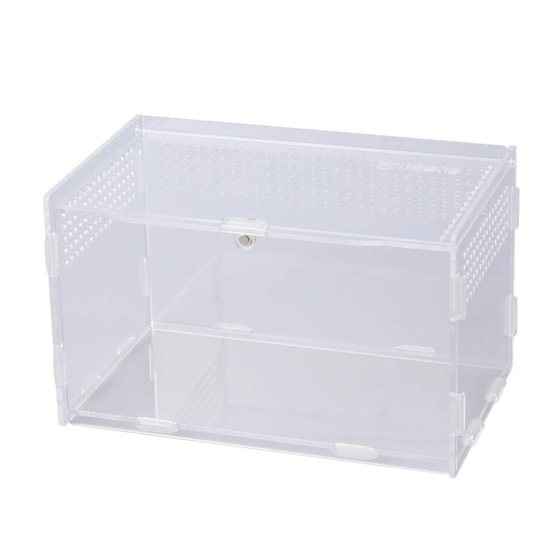 POPETPOP Reptile Breeding Box-Acrylic Terrarium Containers-Portable Reptile Terrarium Habitat for Mini Pet Houses - PawsPlanet Australia