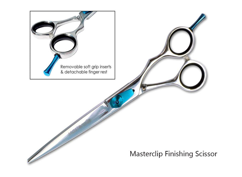 Masterclip 2 Pack Home Dog Grooming Thinning and Finishing Scissors Shears - PawsPlanet Australia