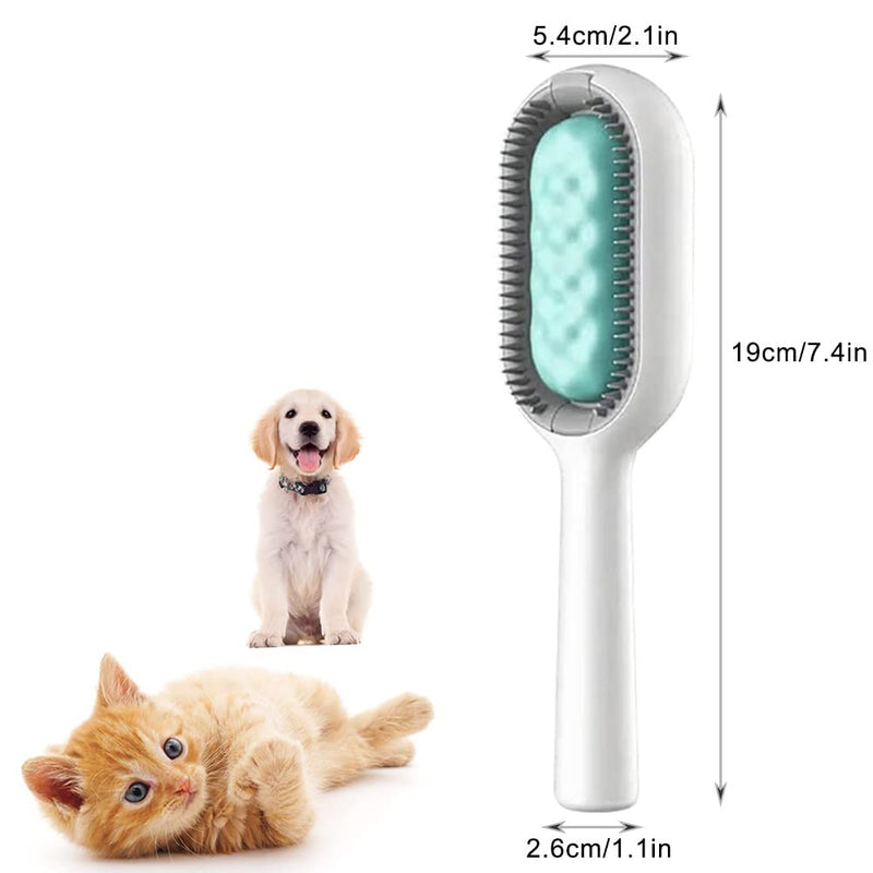 Cat brush, universal knot remover for pets, pet cleaning hair removal comb, pet hair remover pet brush, for grooming, massaging and removing loose undercoat - PawsPlanet Australia