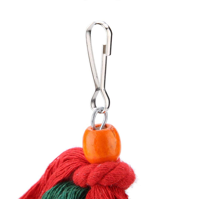 Parrot Cotton Rope Chewing Toys Colorful Bird Chew Bite Toys Parrot Hammock Swing Toy Cage Climbing Hanging Toys - PawsPlanet Australia