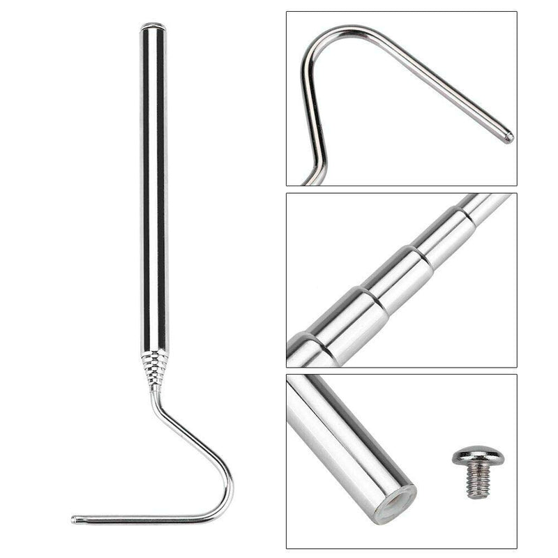 [Australia] - Ponacat Snake Grabber,Stainless Steel Retractable Snake Hook,Reptile Catcher,Telescoping Pocket Reptile Hook,Safety Tool for Catching Seperate Small Pet Snake 
