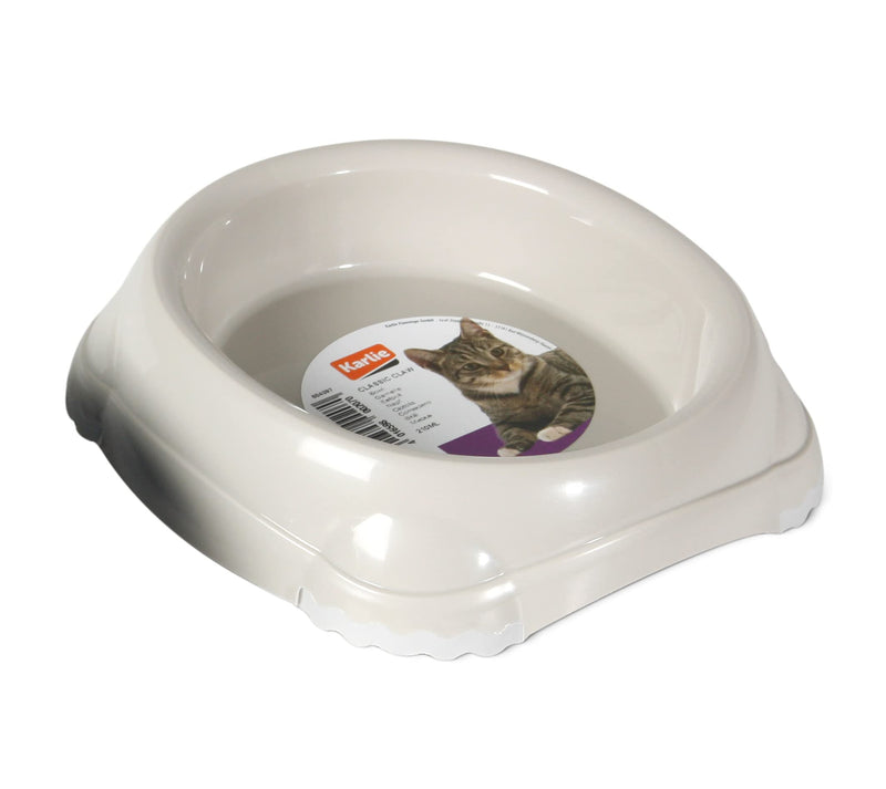 Karlie Non-Slip Feeding Bowl Food Bowl for Cats or Dogs, Assorted Colors, 11 x 9.5 x 4 cm - PawsPlanet Australia