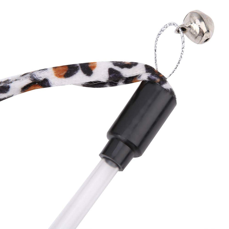 Cat Teaser Toy, Cat Teaser Stick Chaser Wand Leopard Print Tail with Bell Cat Chaser Toy for Kitten Cat Having Fun Exercise Playing - PawsPlanet Australia