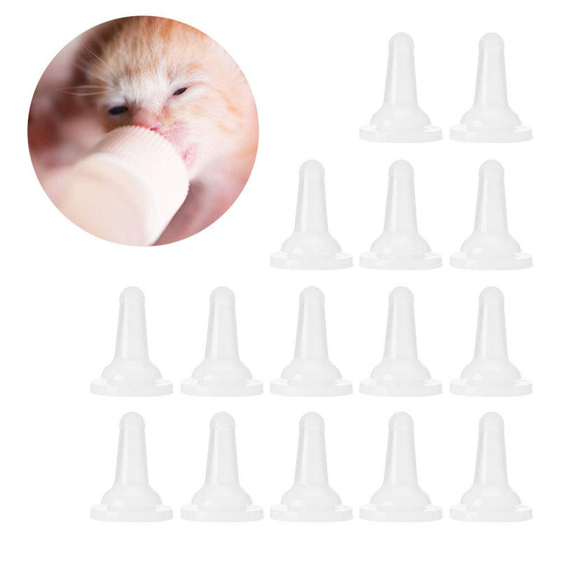 Pet Feeding‑Bottle Nipple, Durable Mini Nipple Replacement Nurser Nipples Pet Nursing Bottle Nipple, Silicone for Small Animals Kittens Small Cat Puppy - PawsPlanet Australia
