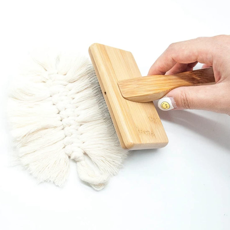 Pyatofyy Rug Brush Macrame Carpet Tapestry Weaving Cotton Rope Weaving Comb Pet Dematting Open Knot Carding Comb A - PawsPlanet Australia