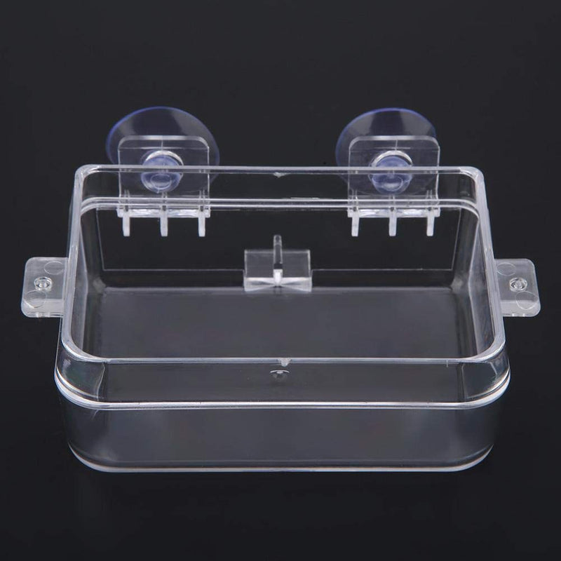 Pssopp Reptile Feeder Dish Amphibians Food Water Bowl Anti-escape Worm Feeding Basin with Suction Cup for Tortoise Gecko Snakes Lizard Spider - PawsPlanet Australia
