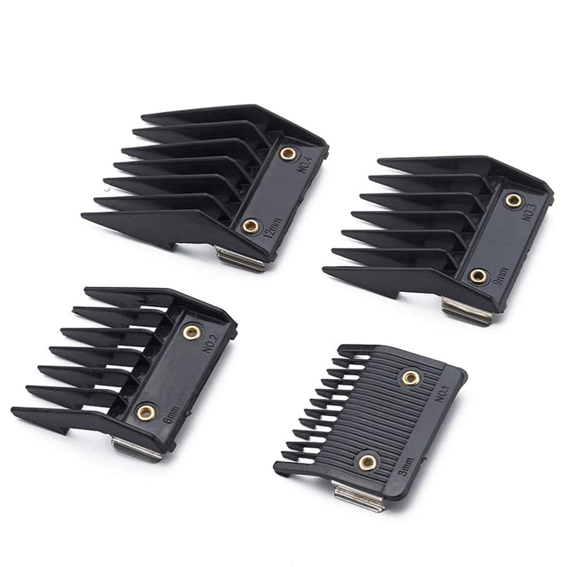 Beaupretty 4PCS Hair Clipper Guide Combs Limit Comb Attachment Combs Fits for All Full Size Hair Clippers Trimmers - PawsPlanet Australia