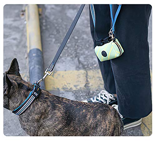 Ali York Dog Poop Bag Dispenser for Dog Leash,Cute Dog Poop Bag Holder for Leash (1 oz),Dog Waste Bag Dispenser Outdoor (Green) Green - PawsPlanet Australia