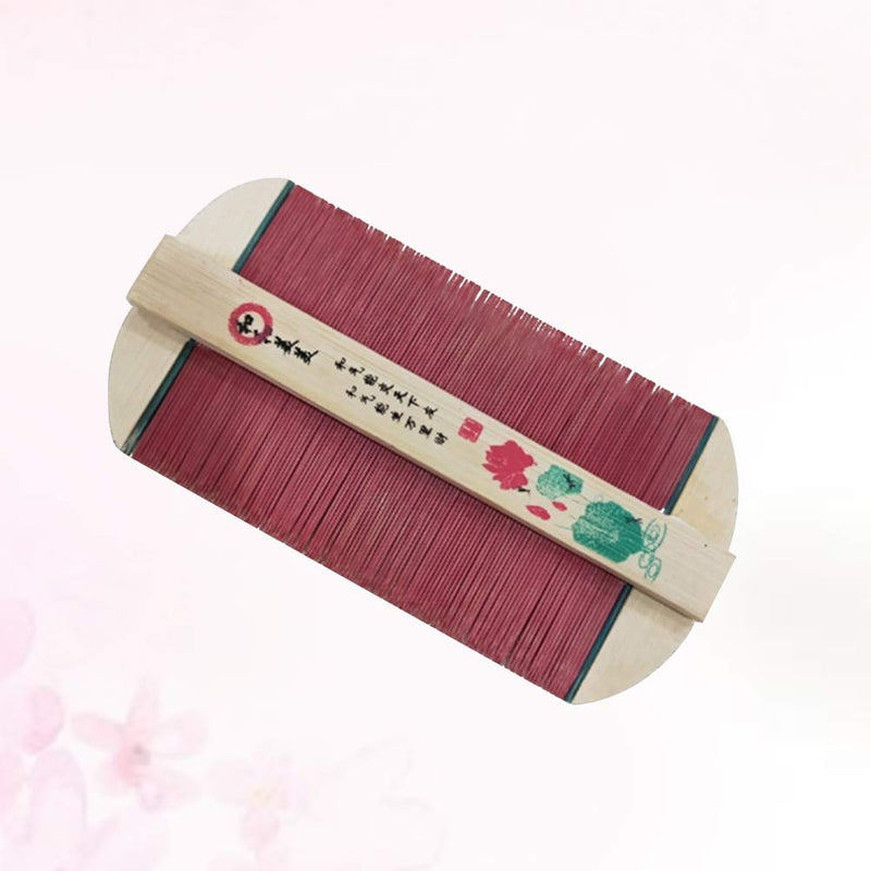 [Australia] - SUPVOX Hair Comb Lice Comb Double Sided Bamboo Removal Dandruff Comb Cat Dog Pet Grooming Fine Tooth Comb 