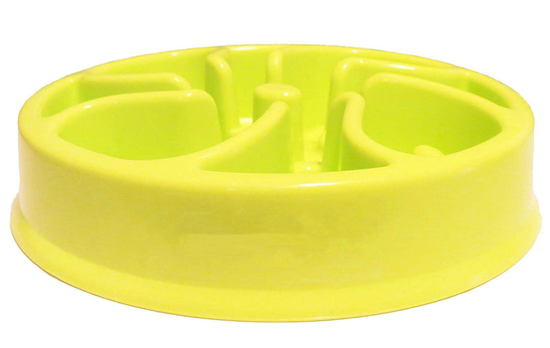 [Australia] - WenYing Slow Feeder Puzzle Dog Bowls, Interactive Bloat Stop Busy Bowl, Food Water Fun Feeding, Non-Slip Anti Choke Healthy Diet Bowls (Green 1) 