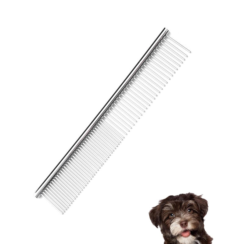 Dog Combs, Stainless Steel Pet Comb, Pet Grooming Comb, Professional Dog Comb Cat Comb, Pet Grooming Combs, Rounded Teeth Dog Comb - PawsPlanet Australia