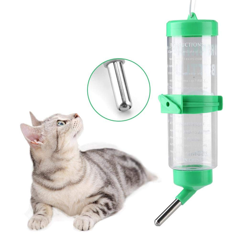 [Australia] - Pet Drinking Bottle, 250 ml Auto Hanging No Drip Hamster Drinking Bottle Small Animal Water Bottle Water Dispenser for Small Pet Dog Cat Rabbit Squirrels, BPA Free 