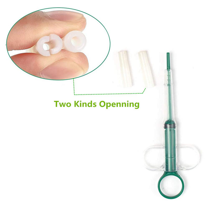 Optokeko Dogs Cats Medicine Feeder Syringe, Pet Medicine Feeding, Silicone Tablet Medicine Dropper Pill Shooter Dispenser, Green - PawsPlanet Australia