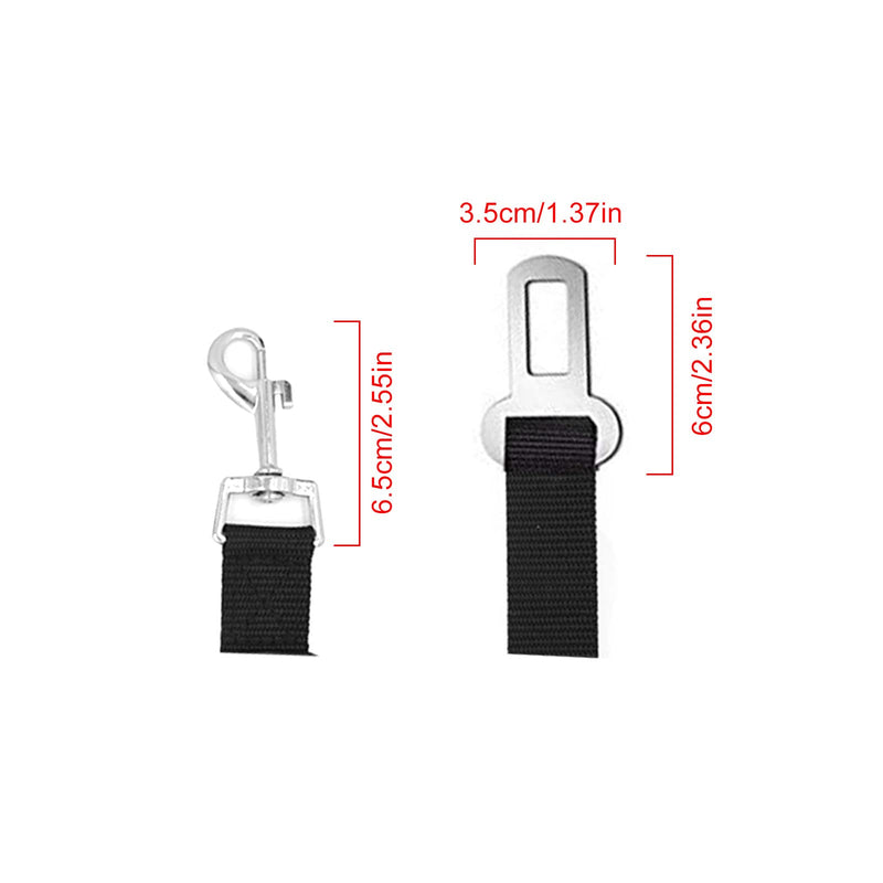 BLMHTWO Dog Seat Belt,3 Piece Adjustable Dog Car Harness Safety Dog Seatbelt Durable Nylon Retractable Pet Seat Belt Dog Accessories Leash Leads Car Vehicle Seatbelt for Dogs Cats and Pets - PawsPlanet Australia