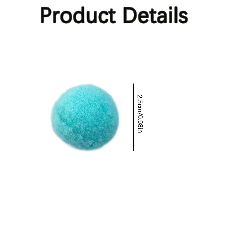 XIWUPO Cat Toy Balls, Felt Balls, Felt Balls Cats, Cat Balls, Cat Balls, Cat Balls, Cat Balls, for Cats and Kittens, Indoor Cats for Catching Chase, Pack of 50 - PawsPlanet Australia