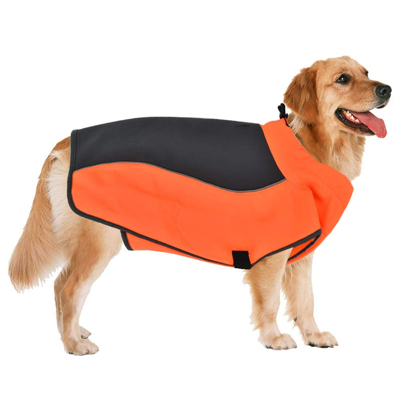 Waterproof Dog Coats Outdoor Dog Clothing, Large Reflective Dog Vest, Warm and Cozy Winter Coats with Reflective Strips for Medium Large Dogs (L Size, Bust:76-84cm) L - PawsPlanet Australia