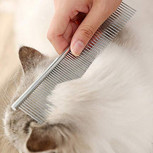 Tiamu 3 Pack Dog Grooming Scissors with Safety Round Tip, Perfect Steel Up-Curved Grooming Scissors Thinning Cutting Shears with Pet Grooming Comb for Dogs and Cats - PawsPlanet Australia