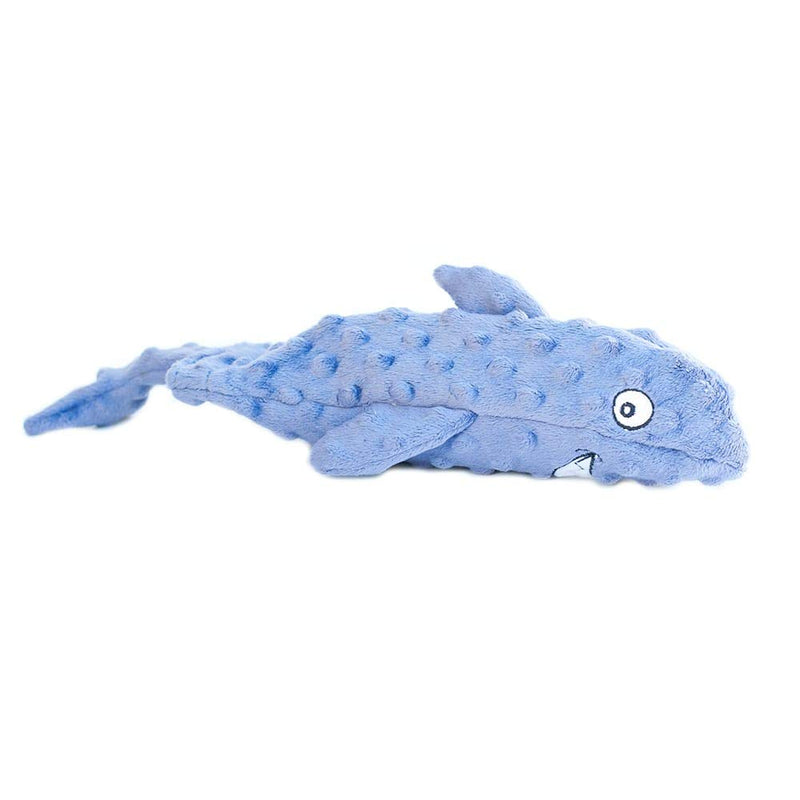 [Australia] - ZippyPaws - Bottle Crusherz, No Stuffing Dog Toy with Reusable Squeaker - Use Empty Water Bottles for Crunchy Chew Toys Shark 