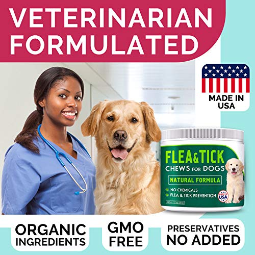 FurFinds Chewable Flea and Tick Treats for Dogs - Made in USA - Flea and Tick Solution - Bacon Flavor - 150 Soft Chews per Jar green FLTC-FF150 - PawsPlanet Australia