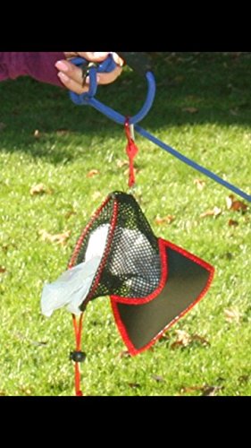 [Australia] - Peek A Poo Handy Mesh Carry all Nylon Mesh Pet Waste Bags for Dog walkers Small Black 