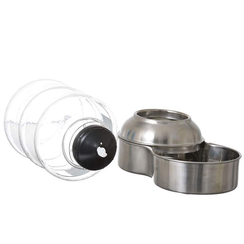 [Australia] - Petmate Stainless Steel Replendish Waterer, Small (24345S) 