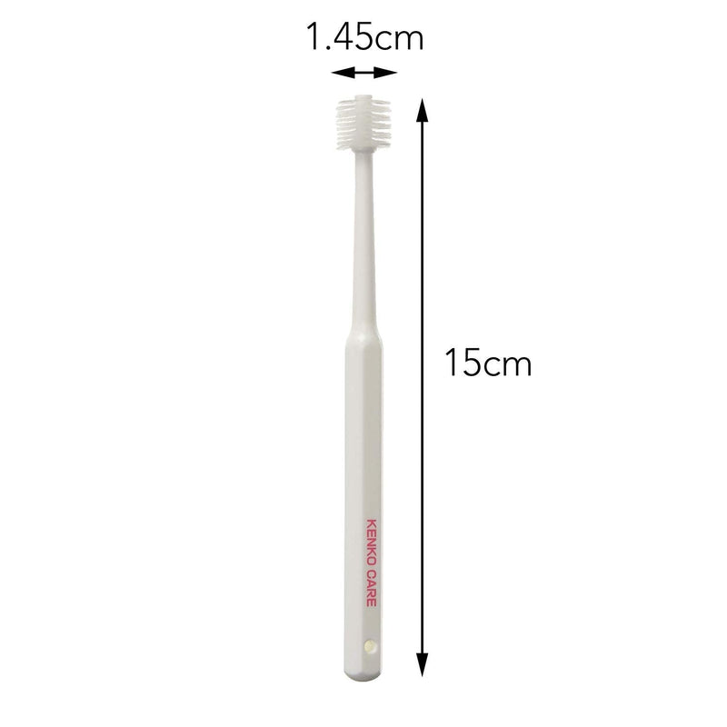 Toothbrush for dogs easy to use made in Japan Kenko care by Mind Up (Cylinder Head) - PawsPlanet Australia