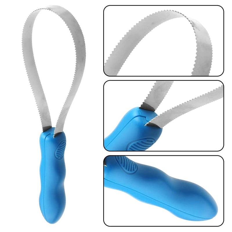 Dual-Sided Shedding Blade Shedding Blade Horse Hair Brush Horse Shedding Tool Dog Grooming Tool with Soft Touch Grip Handle for Pets Grooming Tool - PawsPlanet Australia