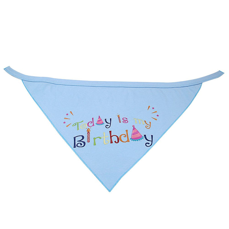 [Australia] - Dog Birthday Bandana with Birthday Candle Headband - Pet Birthday Gift Decorations Set, Soft Scarf & Adorable Hat for Party Accessory Boy 