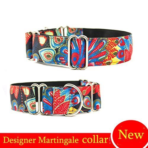 Handmade Personalized Fabric Super Strong Durable Reef Dog Collar Martingale Collar for Large dog - PawsPlanet Australia