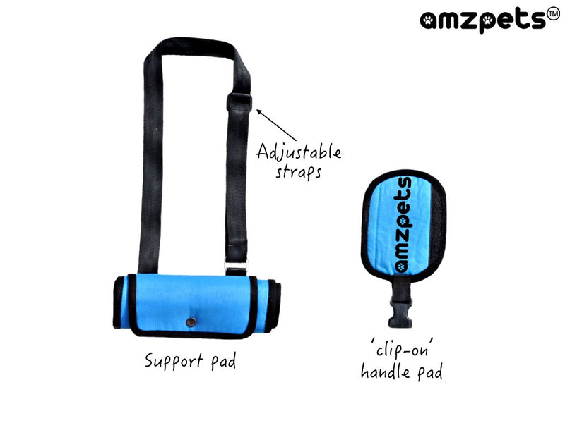 [Australia] - AMZpets Dog Lift Harness Support Sling Helps Dogs with Weak Front or Rear Legs Stand Up, Walk, Get Into Cars, Climb Stairs. Best Alternative to Dog Wheelchair X-Small 