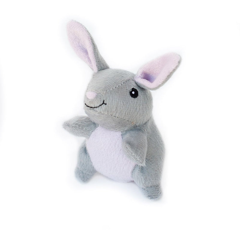 [Australia] - ZippyPaws - Farm Pals Burrow, Interactive Squeaky Hide and Seek Plush Dog Toy Bunny 'n Carrot 